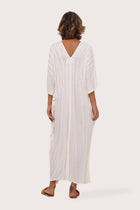 Panasia Long Kaftan Off White
