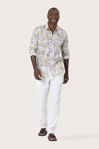 Panta Cotton Shirt Autumn Blue