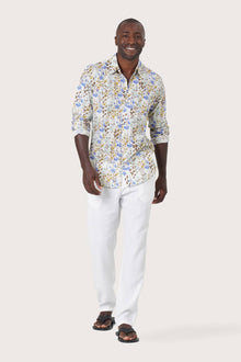 Panta Cotton Shirt Autumn Blue