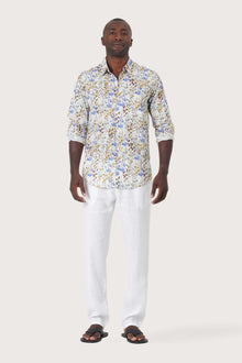 Panta Cotton Shirt Autumn Blue