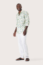 Panta Cotton Shirt Flora Sage