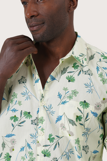 Panta Cotton Shirt Flora Sage