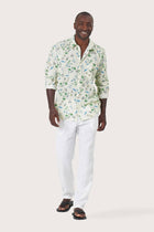 Panta Cotton Shirt Flora Sage