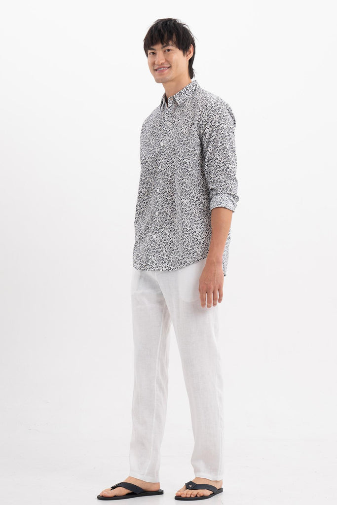 Panta Cotton Shirt Spring Bliss White