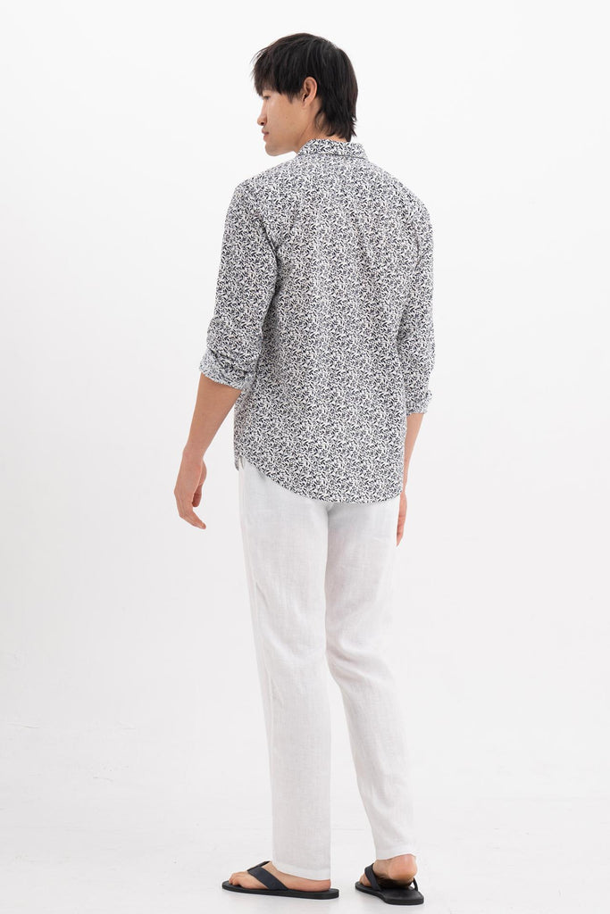 Panta Cotton Shirt Spring Bliss White