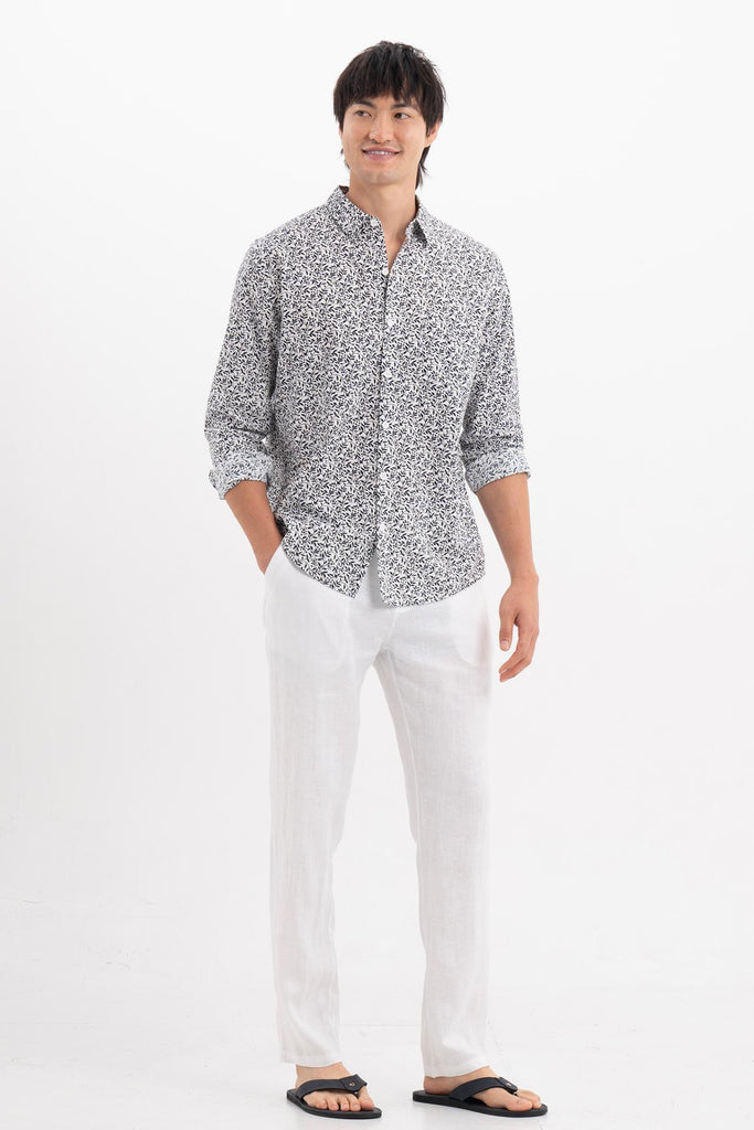 Panta Cotton Shirt Spring Bliss White