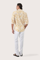 Panta Cotton Shirt Summer Flora Crowd Leaves