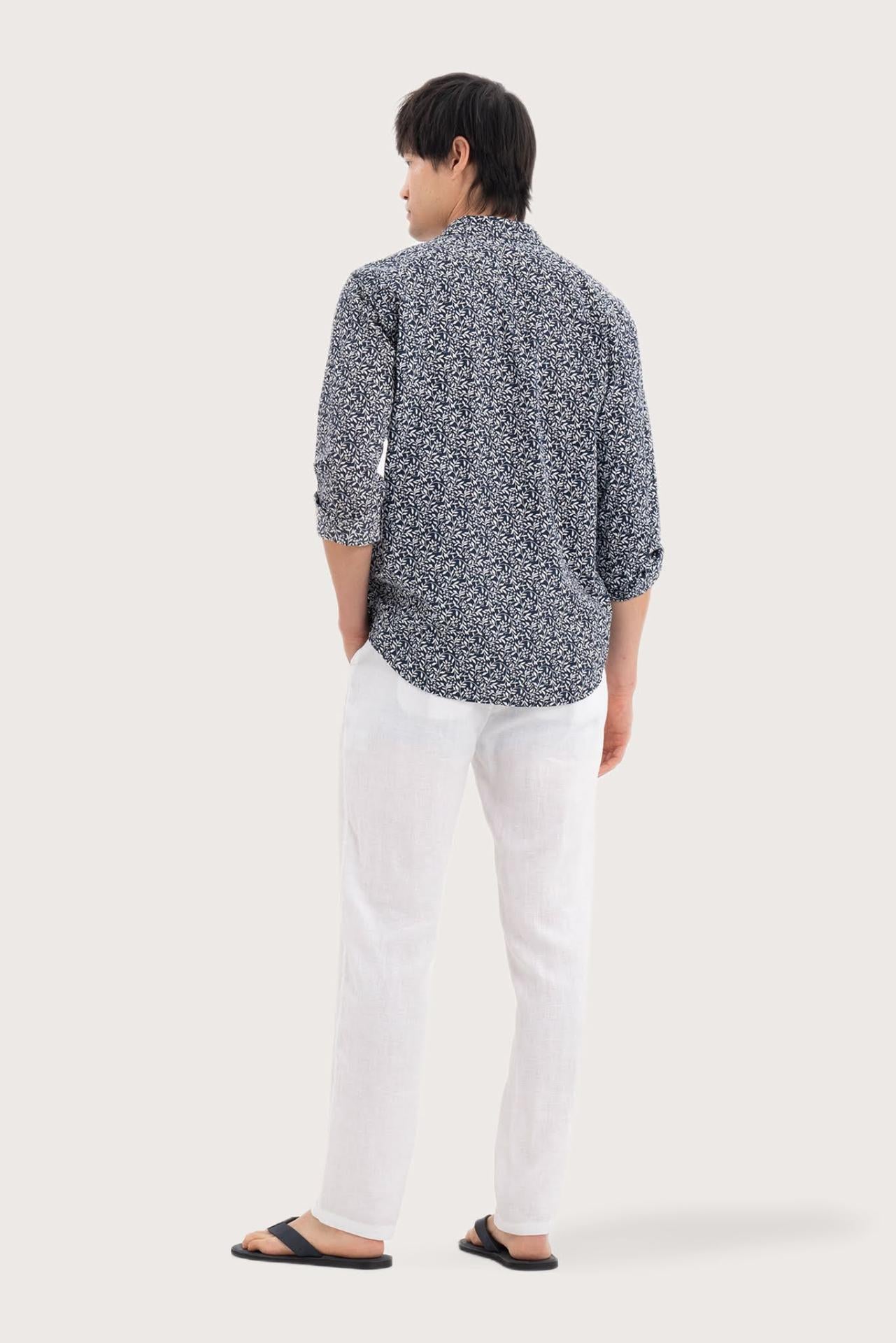 Panta Cotton Shirt Summer Flora Spring Bliss
