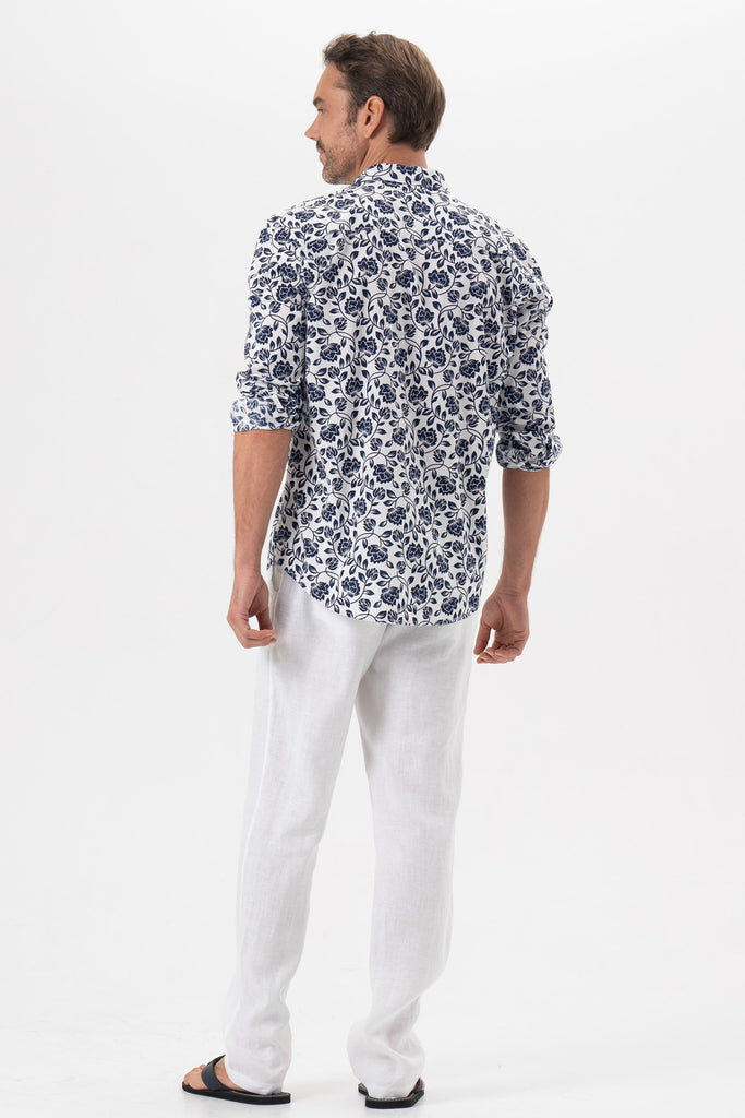 Panta Shirt White Batik