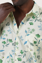 Panta Cotton Shirt Flora Sage