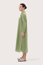 Paola Long Sleeve Maxi Dress Green