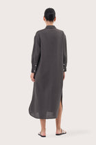 Paola Long Sleeve Maxi Dress Grey