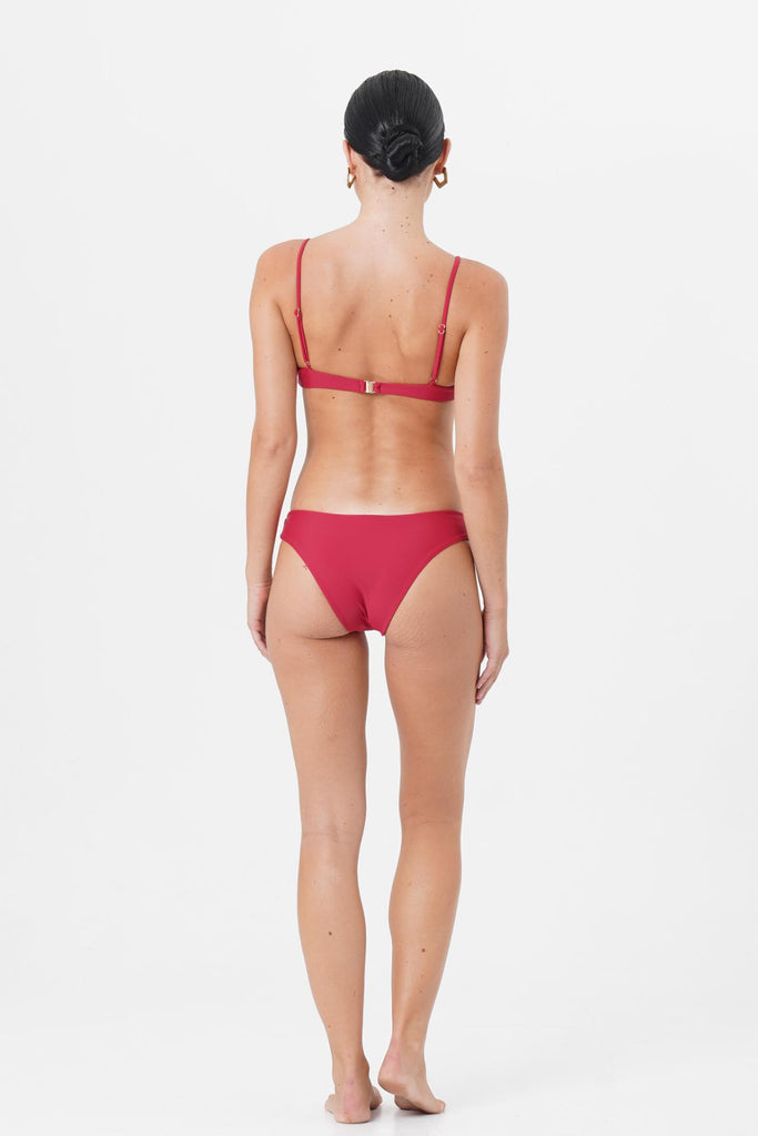 Pearl Bikini Bottom Red