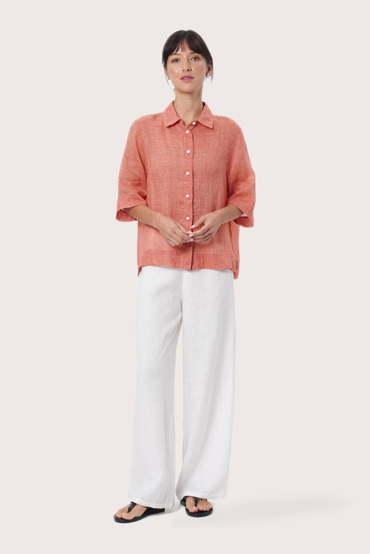By The Sea Bali Rae Shirt Red