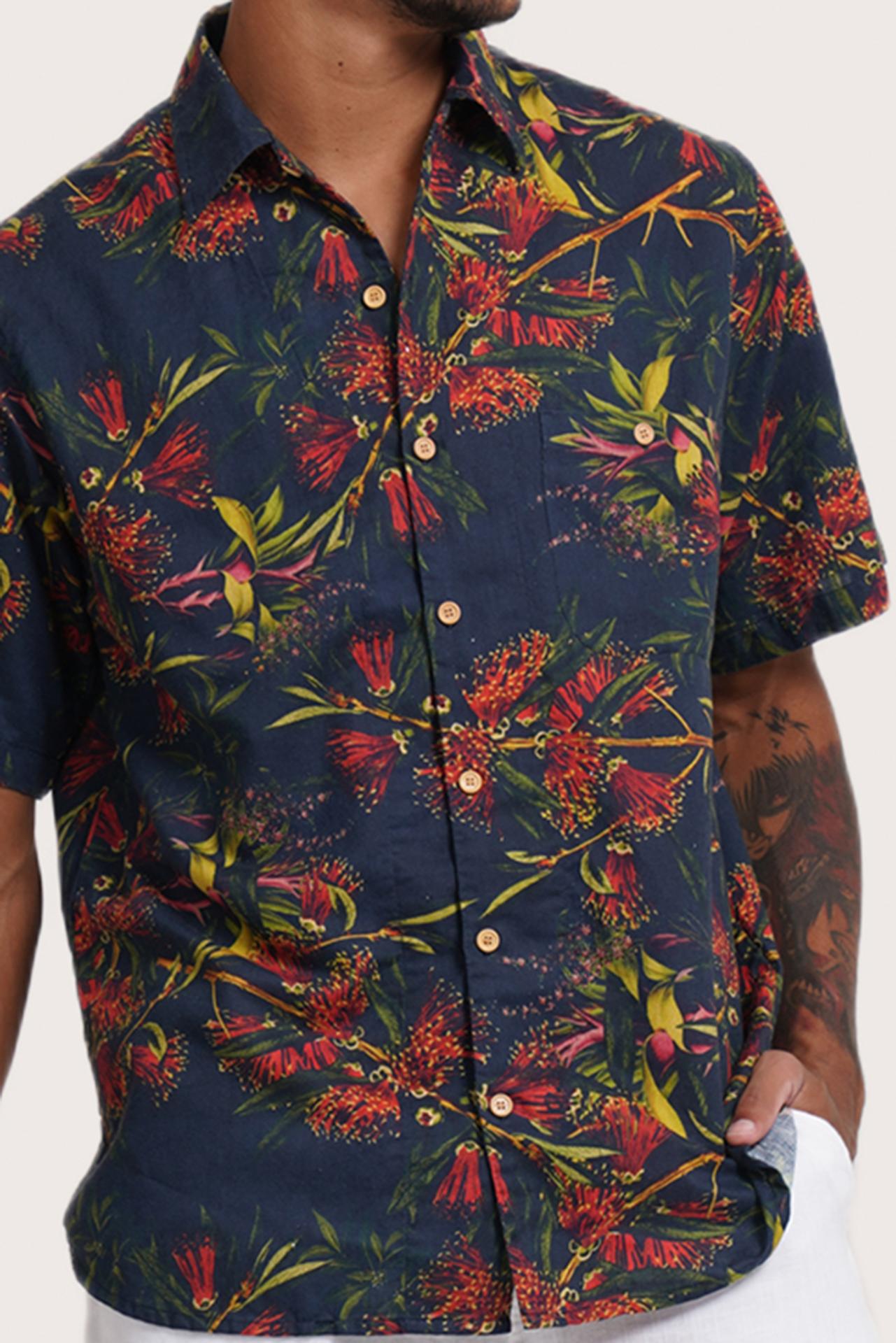 Saga Loose Fit Shirt Ixora