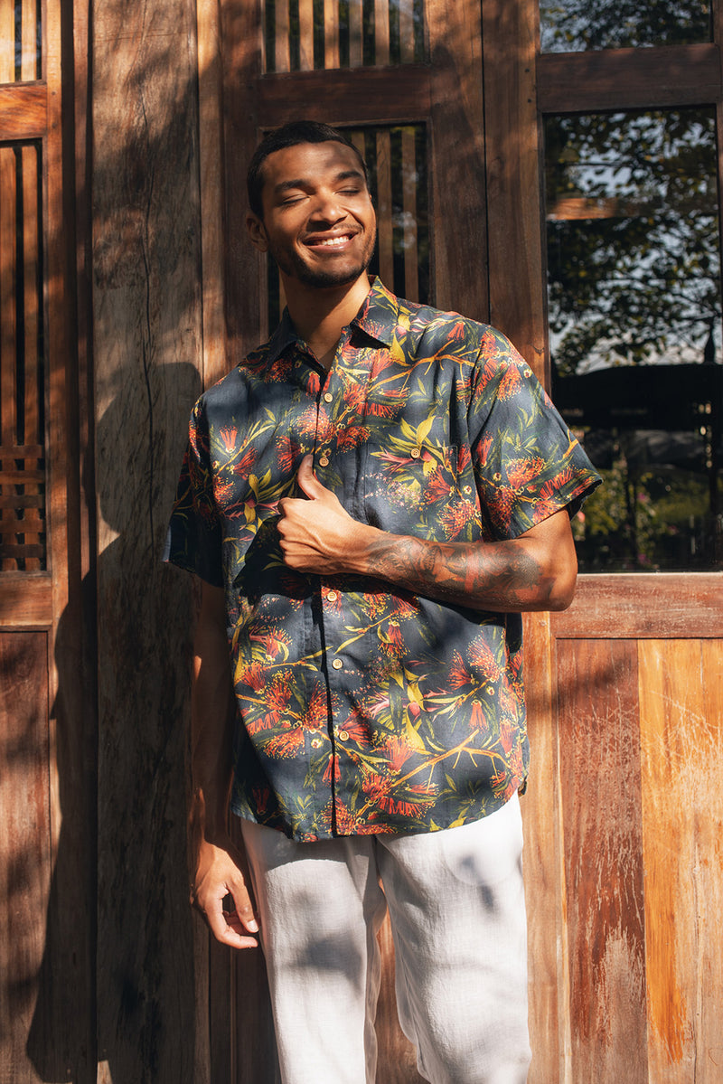 Saga Loose Fit Shirt Ixora