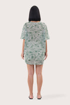 Salines Short Kaftan Dress Green
