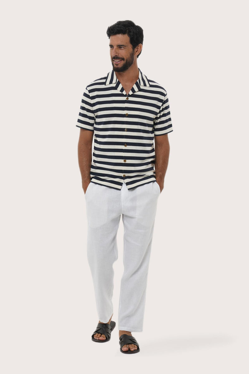 Salur Shirt Stripe Navy