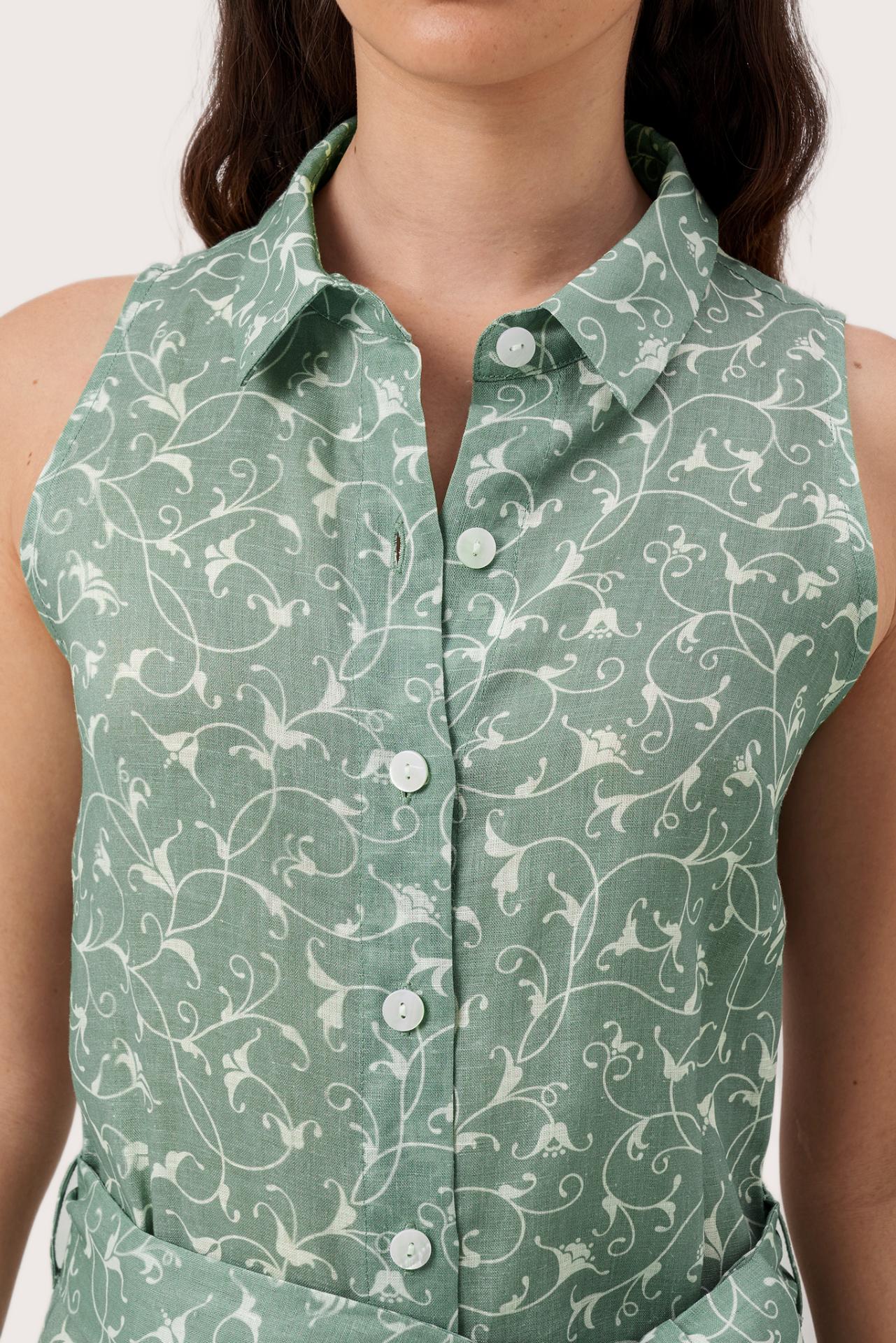 Sunniva Maxi Linen Dress Sari