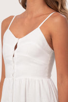 Tarum Linen Dress White