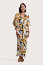 Tessa Kaftan Dress Little Island Dreamy Jungle Yellow