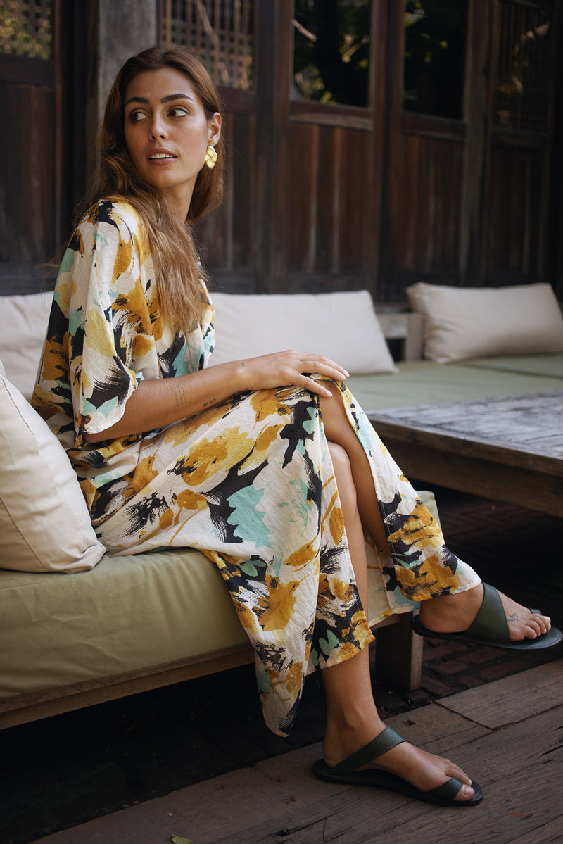 Tessa Kaftan Dress Little Island Dreamy Jungle