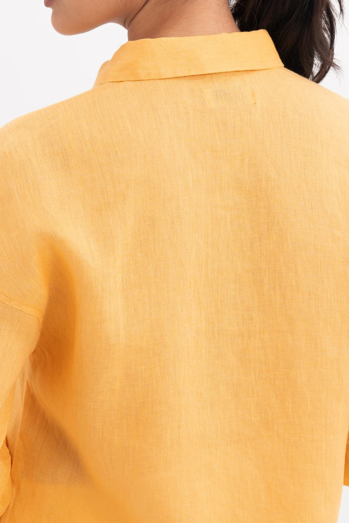 Tifa Linen Shirt Yellow