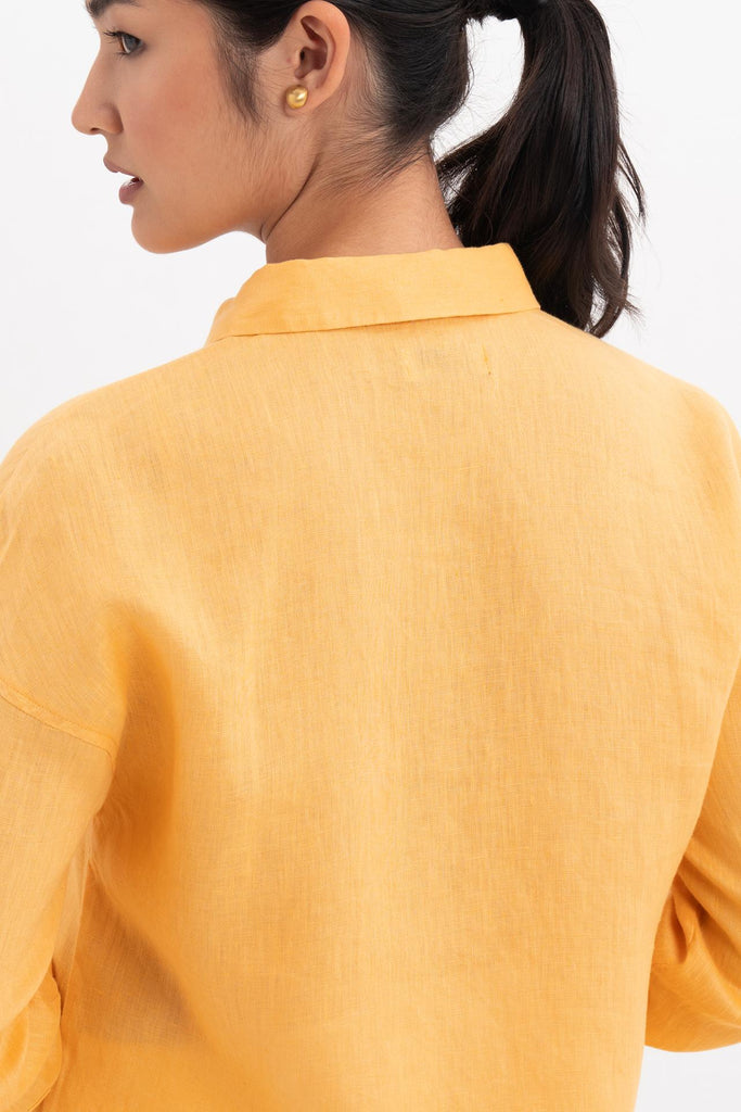 Tifa Linen Shirt Yellow