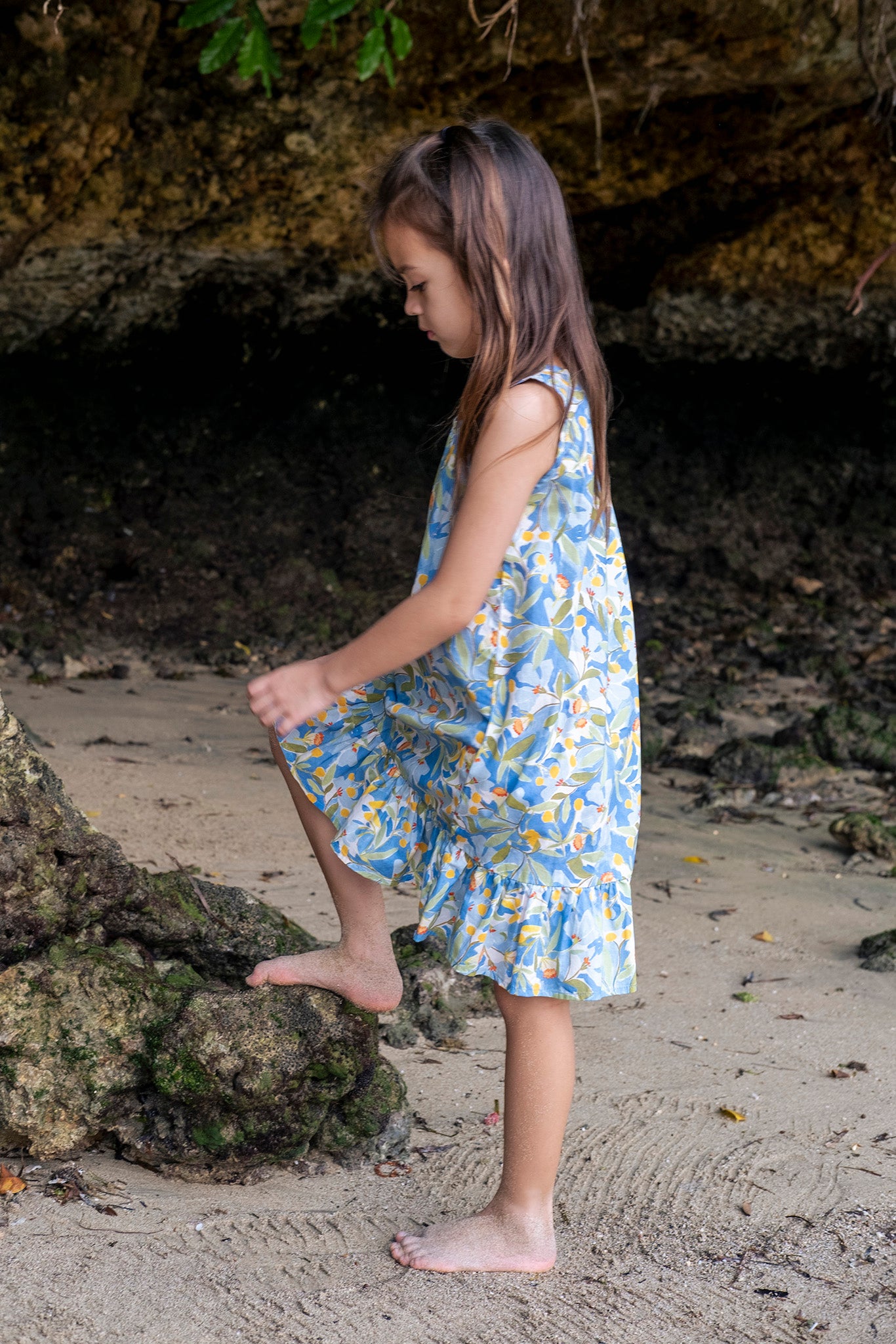 Kalu Dress Blue Forest