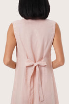 By The Sea Bali Veria Linen Dress Light Pink