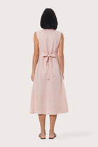 By The Sea Bali Veria Linen Dress Light Pink