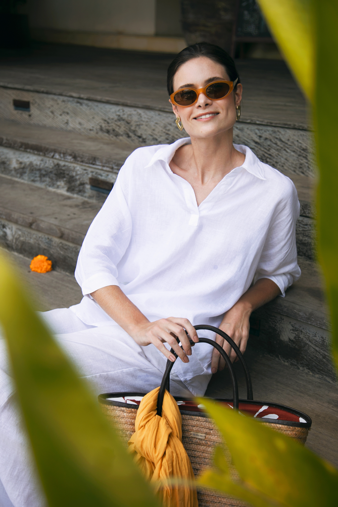 White-linen-shirt-women