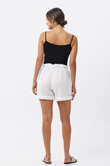 Taloo Linen Bermuda Off White