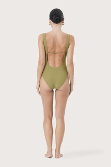 Beach styling featuring Alani One Piece Swimsuit
