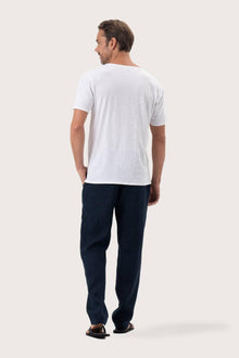 Back view of the By The Sea Bali Aling T-Shirt White – clean tailoring and refined craftsmanship