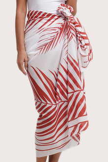Island-inspired styling featuring the Amaya Sarong in Palma