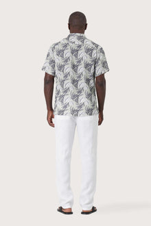 Angkasa Linen Shirt Heart Leaves
