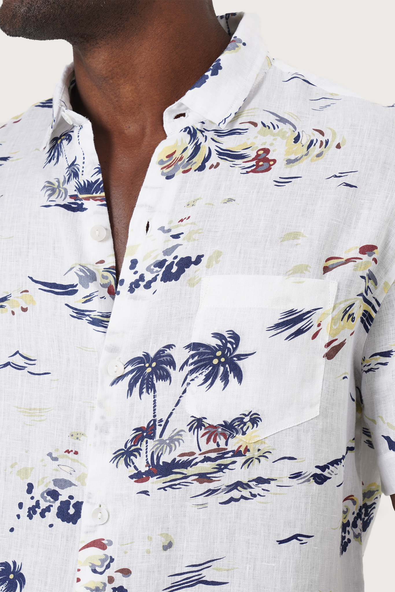Angkasa Linen Shirt Island Sail - By The Sea Bali