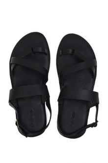 Arus sandal shown in a global view highlighting its full silhouette and refined resort-ready design