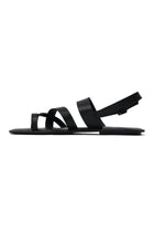 Side profile of Arus sandal highlighting sleek and modern resort footwear silhouette