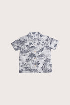 By The Sea Bali Bali Tropical Shirt in Island Palm print with a relaxed island-inspired silhouette