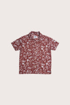 By The Sea Bali Bali Tropical Shirt in Veg and Crab print with a relaxed island-inspired silhouette