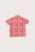 Back view of Bali Tropical Cotton Shirt with relaxed fit and lightweight summer fabric