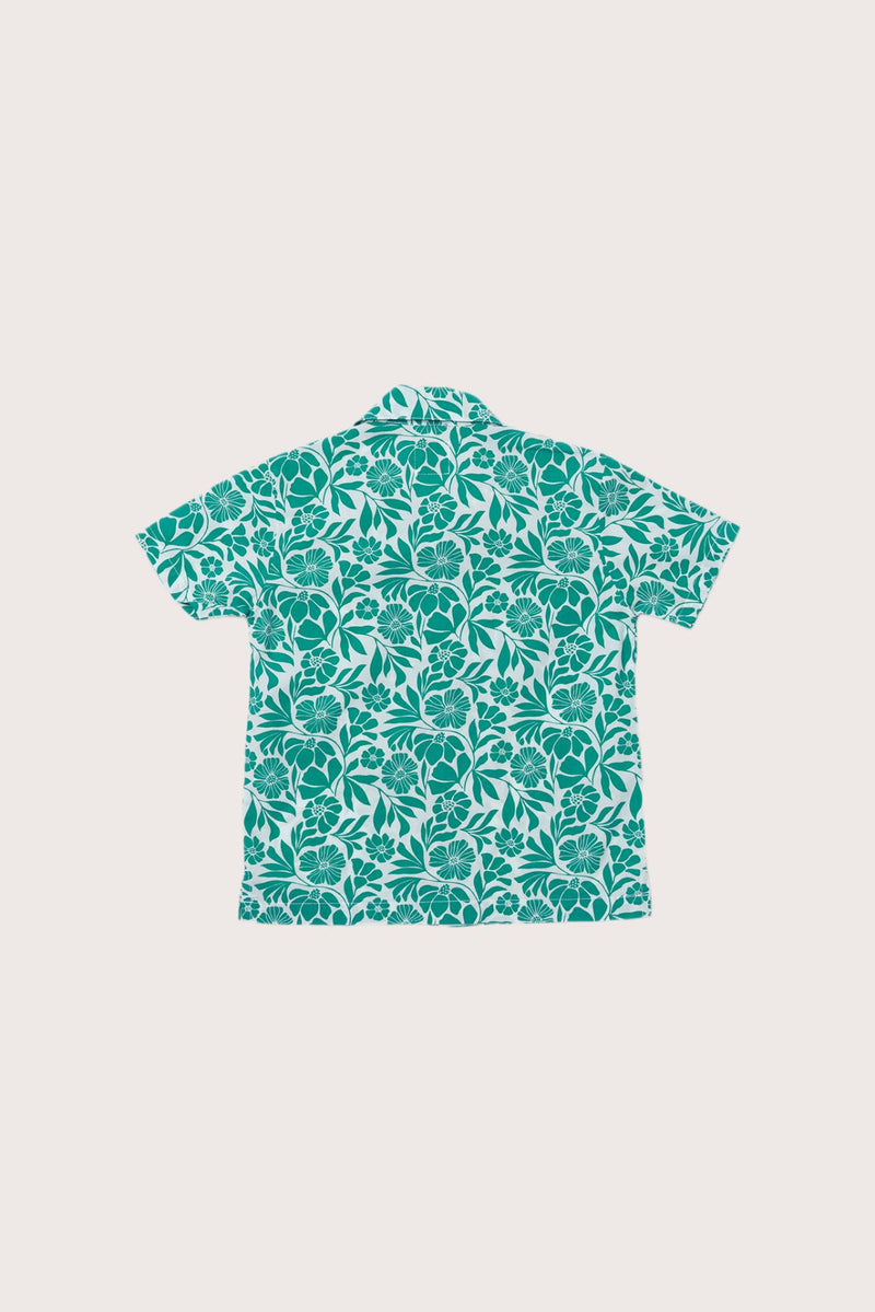 Relaxed fit of Bali Tropical Cotton Shirt designed for breathable summer comfort