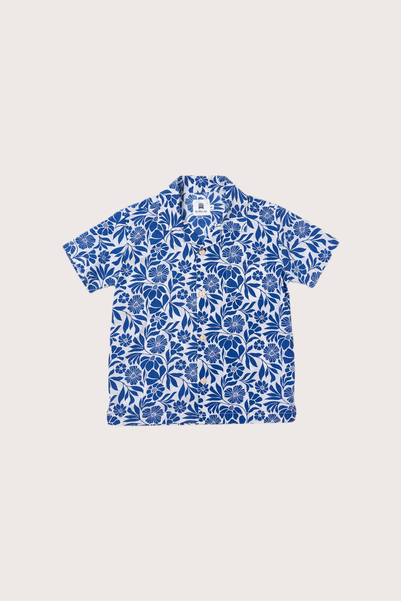 By The Sea Bali Tropical Short Sleeves Cotton Shirt with a relaxed island-inspired silhouette