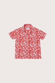 Bali Tropical Short Sleeves Cotton Shirt for men in breathable cotton tropical resortwear style
