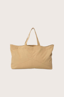 Back view of the creme Barcha tote bag