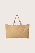 Creme Barcha tote bag by By The Sea Bali displayed from the front