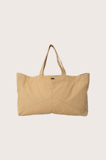 Creme Barcha tote bag by By The Sea Bali displayed from the front