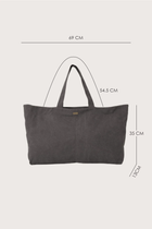 measurement details of Barcha Totebag Dark Brown